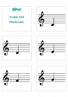 Treble Clef Note Naming Cards